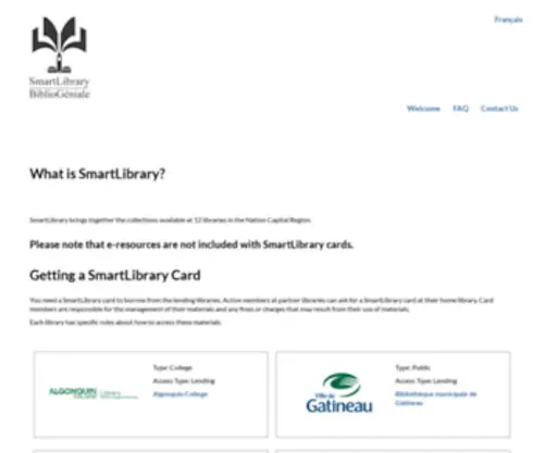 Smartlib-Bibliogen.ca(SmartLibrary) Screenshot