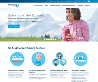 Smartlife-Care.ch(Der Notruf von SmartLife Care) Screenshot