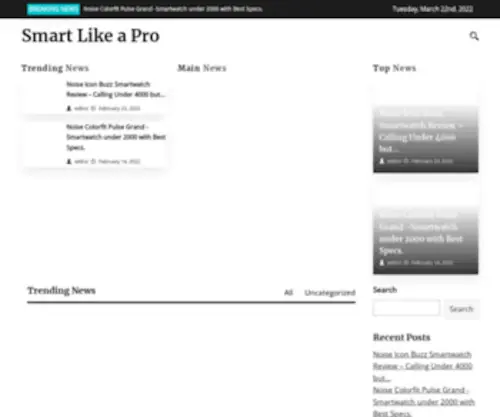 Smartlikeapro.com(WordPress) Screenshot