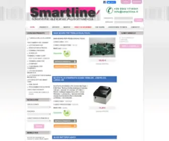 Smartline.it(BeV ACCESSORI PER L'INFORMATICA E SISTEMI AVANZATI PER LA LETTURA E STAMPA DI CODICI A BARRE) Screenshot