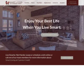 Smartlivingatcypress.com(Smart Living at Cypress Creek) Screenshot