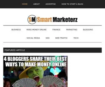 Smartmarketerz.com(This blog) Screenshot