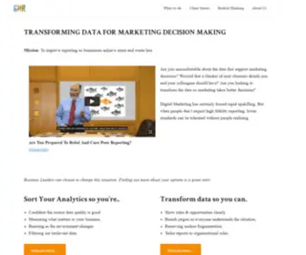 Smartmarketingreports.com(Transforming data) Screenshot