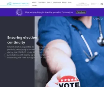 Smartmatic.com(The electronic voting company) Screenshot