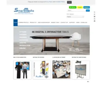 SmartmediaWorld.net(SmartMedia touchscreen solutions) Screenshot