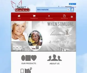 Smartmemorials.com(Memorialization tag technology) Screenshot