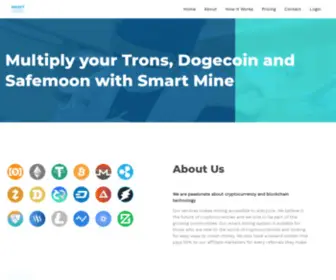 Smartmine.online(1 Crypto Mining Site) Screenshot