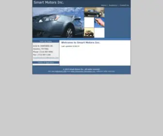 Smartmotorsonline.com(Smart Motors Inc) Screenshot