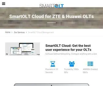 Smartolt.com(Smart OLT Cloud 2024) Screenshot