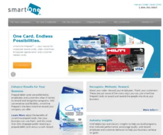 Smartoneprepaid.com(Corporate Incentive Awards and Prepaid Debit Cards) Screenshot