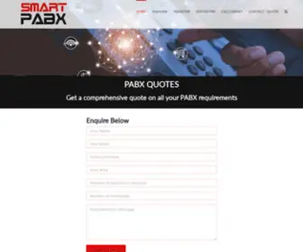 Smartpabx.co.za(Pabx Installations and Sales) Screenshot