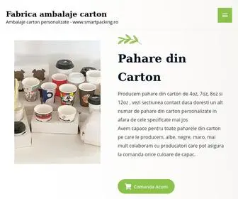 Smartpacking.ro(Fabrica ambalaje biodegradabile) Screenshot