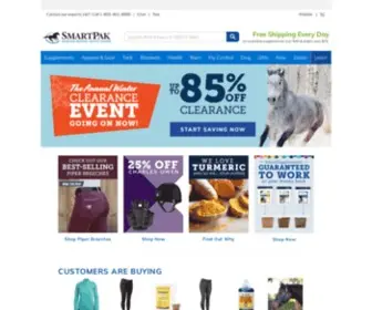 Smartpak.com(SmartPak Equine) Screenshot