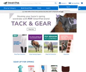 Smartpakcanine.com(SmartPak Equine) Screenshot