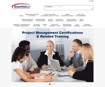 Smartpathllc.com(PMP(R) Certification Project Management) Screenshot