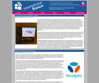 Smartphonefrance.info(Smartphone France) Screenshot