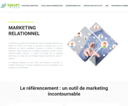 Smartplace.fr(Le Marketing relationnel pour des relations durables) Screenshot