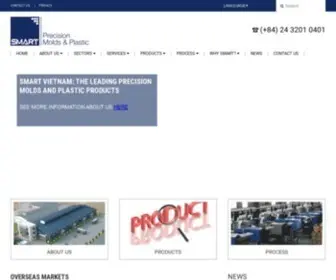 Smartpm.com.vn(LEADING PRECISION MOLDS AND PLASTIC PRODUCTS MAKING PARTNER Smart) Screenshot