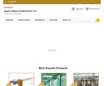 Smartpowerautomation.co.in(Automatic Boom Barrier Manufacturer) Screenshot