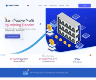 Smartprofit.cc(Lowest cost cloud mining) Screenshot