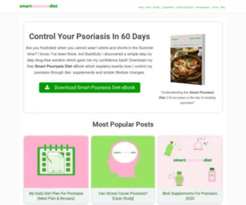 Smartpsoriasisdiet.com(Smart Psoriasis Diet) Screenshot