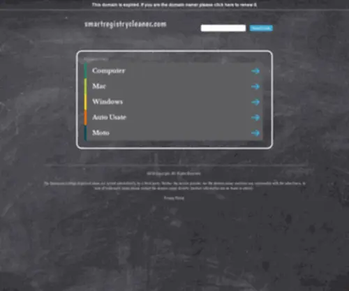 Smartregistrycleaner.com(Smart Registry Cleaner) Screenshot