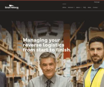 Smartreturns.com(Managing your reverse logistics from start to finish) Screenshot