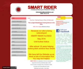 Smartrider.co.uk(Professional Motorcycle Training) Screenshot