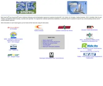 Smartrip.com(Regional SmarTrip Customer Service) Screenshot