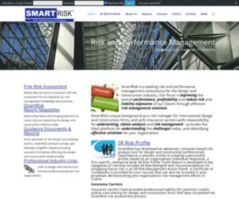 Smartrisk.biz(Leading risk and performance management consultancy for the design and construction industry) Screenshot