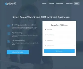 Smartsalescrm.com(Smart CRM Software is a #1 Customer Relationship Management(CRM)) Screenshot