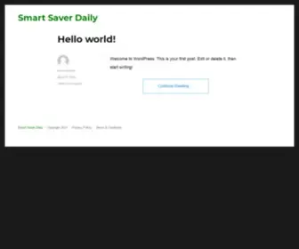 Smartsaverdaily.com(Smart Saver Daily) Screenshot