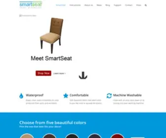 Smartseatdiningchaircovers.com(Dining Chair Seat Cover & Protector) Screenshot