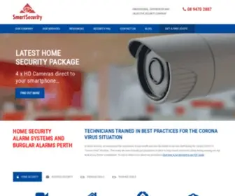 Smartsecurity.com.au(Home Security Systems & Burglar Alarm Systems Perth WA) Screenshot