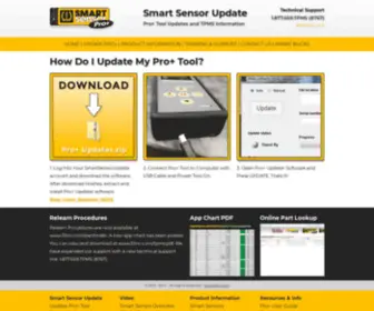 Smartsensorupdate.com(TPMS Network™) Screenshot