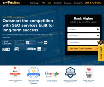 Smartseo.com(Powerful SEO Agency Services with a Proven Track Record of Success. SmartSites) Screenshot