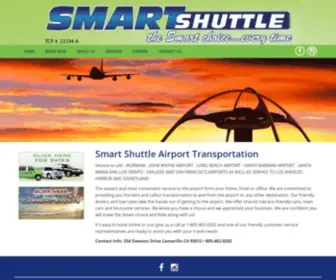 Smartshuttle805.com(Smart Shuttle Airport Transportation) Screenshot