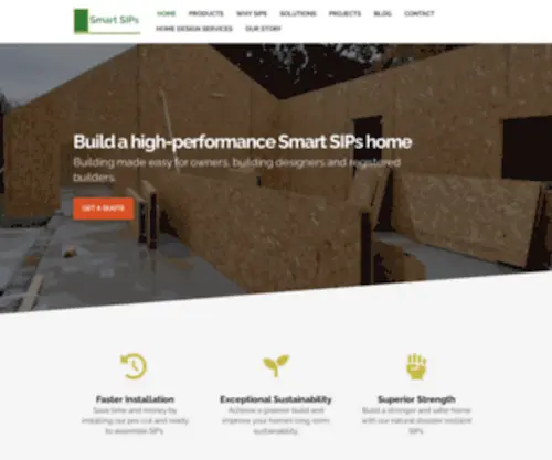 Smartsips.com.au(Build a SIPs home) Screenshot