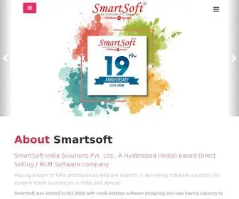 Smartsoft.in(Bangalore mlm software company) Screenshot