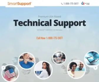 Smartsupport.com(SmartSupport USA Based Tech Support) Screenshot