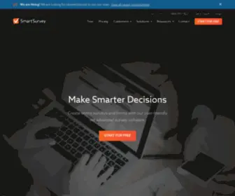 Smartsurvey.io(Online Survey Software & Questionnaire Tool) Screenshot