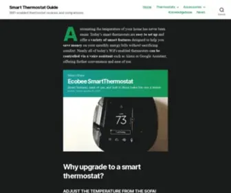Smartthermostatguide.com(Independent WiFi thermostat reviews since 2014Our favorites for 2022) Screenshot