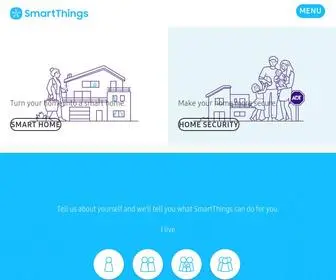 Smartthings.com(Your Smart Home Starts With SmartThings) Screenshot