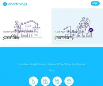 Smartthings.com(Connect your home with Samsung SmartThings) Screenshot