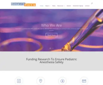 Smarttots.org(Funding Anesthesia Research To Ensure Pediatric Safety) Screenshot