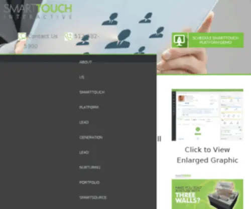 Smarttouchcrm.com(SmartTouch® CRM) Screenshot