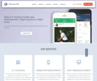 Smartum.pro(Top-notch custom mobile and java web application development) Screenshot