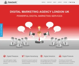 Smartunit.co.uk(Get Customers With Smartunit Digital Marketing Agency London) Screenshot