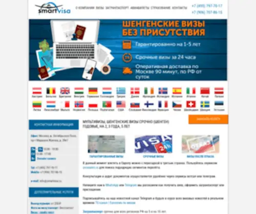 Smartvisa.ru(ПВЦ Smartvisa) Screenshot