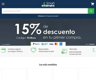 Smartvitamins.com.mx(Smart vitamins México) Screenshot